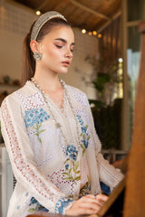 3 Piece Unstitched Printed Lawn Suit | MPT-2501-A | Maria B