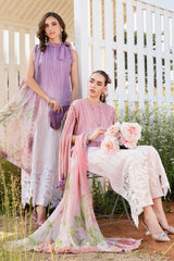 3 Piece Unstitched Printed Lawn Suit | MPT-2506-B | Maria B