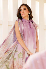 3 Piece Unstitched Printed Lawn Suit | MPT-2506-B | Maria B
