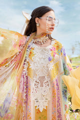 3 Piece Unstitched Printed Lawn Suit | MPT-2509-A | Maria B