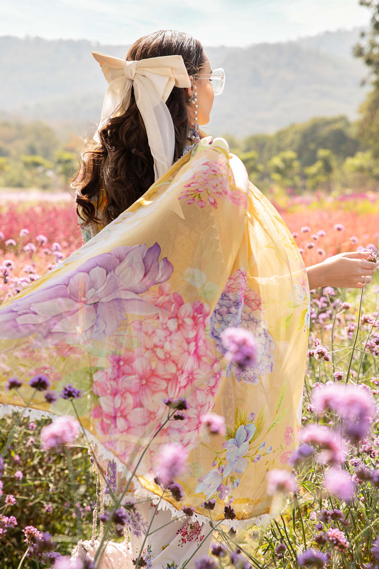 3 Piece Unstitched Printed Lawn Suit | MPT-2509-A | Maria B