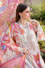 3 Piece Unstitched Printed Lawn Suit | MPT-2509-B | Maria B