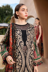 3 Piece Unstitched Printed Lawn Suit | MPT-2512-B | Maria B