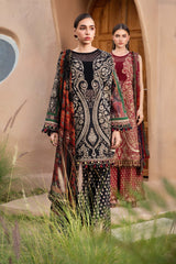 3 Piece Unstitched Printed Lawn Suit | MPT-2512-B | Maria B