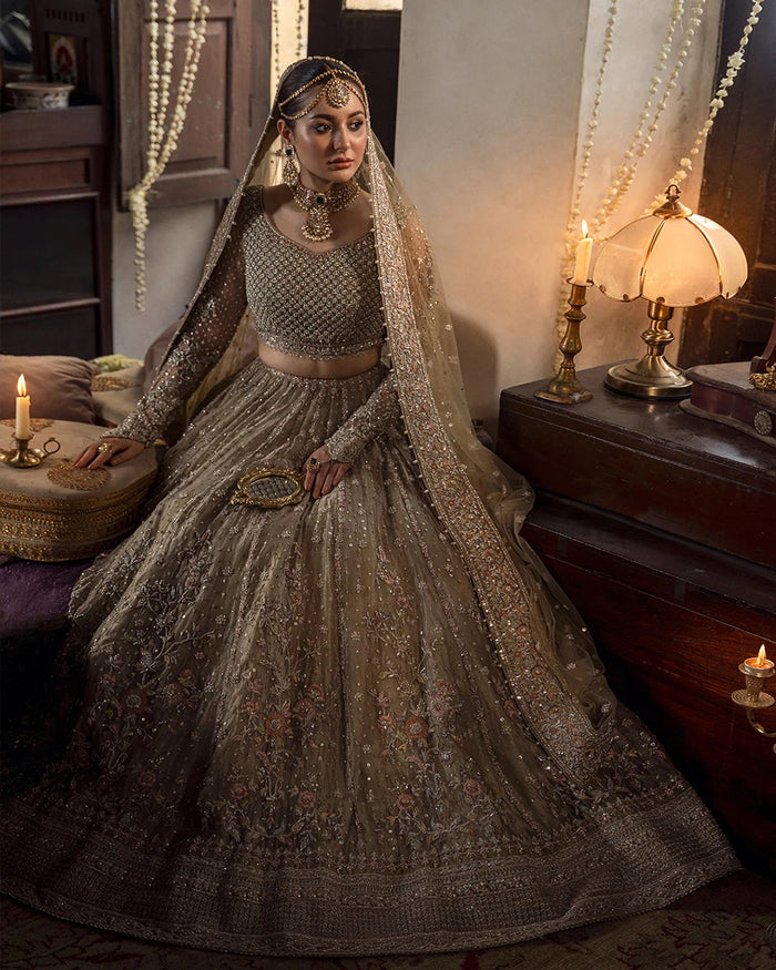 Faiza Saqlain Wedding Couture - Beige