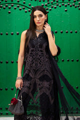 3 Piece Unstitched Embroidered Lawn Suit | D-2512-B | Maria B