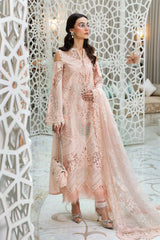 3 Piece Unstitched Embroidered Lawn Suit | D-2513-A | Maria B