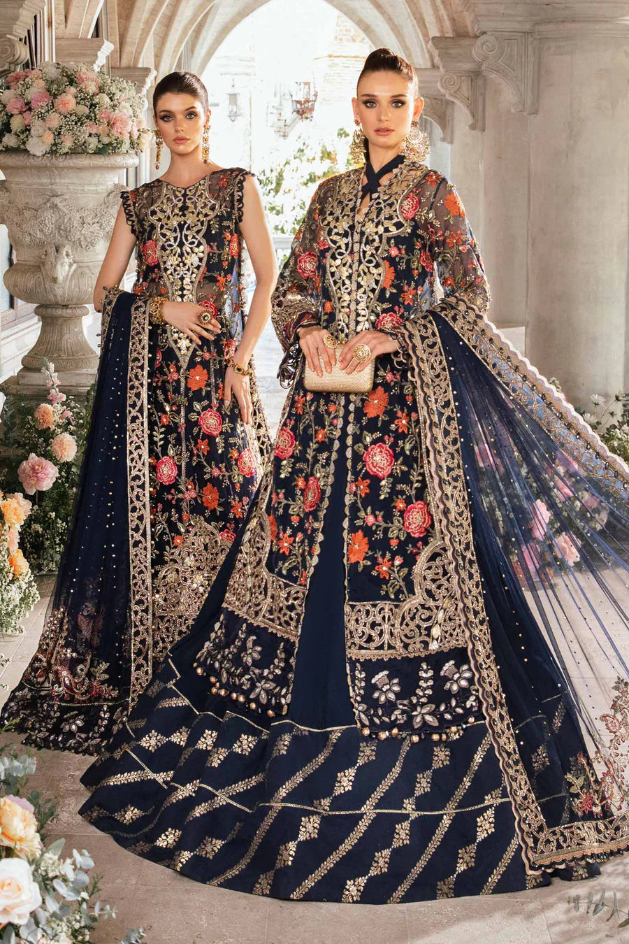 3 Piece stitched Embroidered Suit | BD-2808 D8